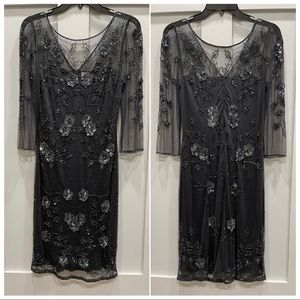Patra Black Beaded Dress
